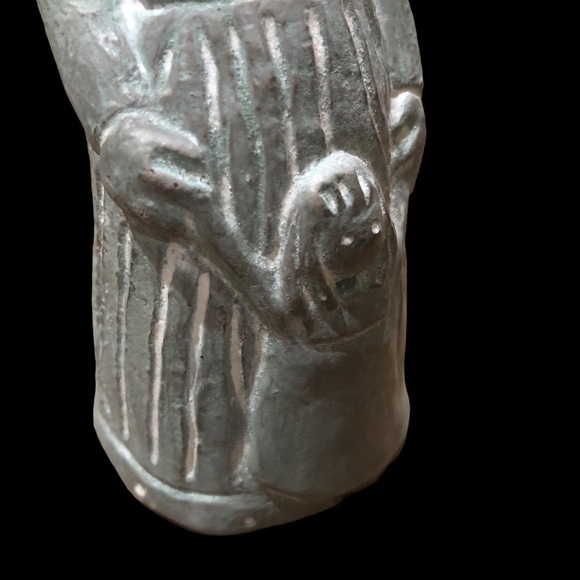 Isabel Bloom/Vintage/Cherub Girl w/ child/92/signed sculpture/ concrete figurine - Picture 8 of 9